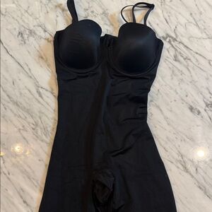 SPANX Black Sculpting Bodysuit with Built-In Cups